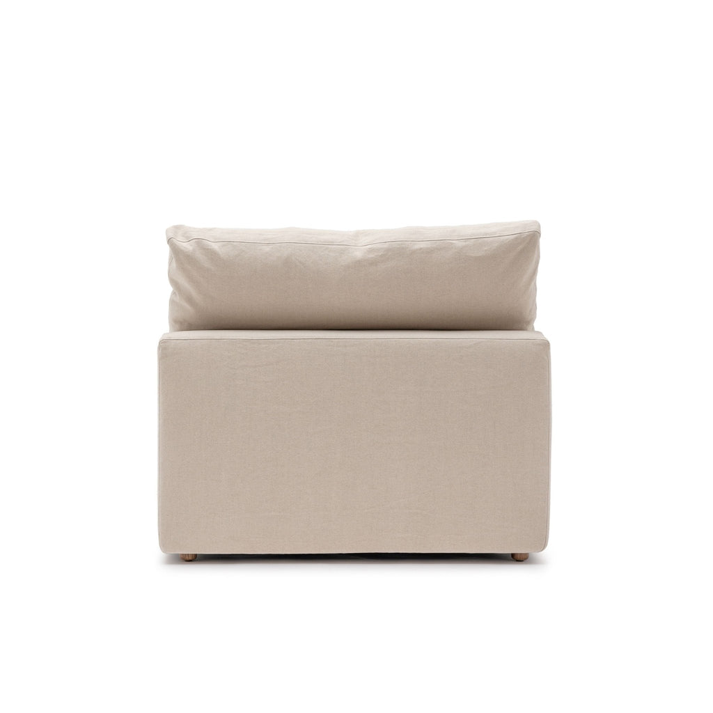 Feather Cloud Armless - Natural - Modular Sofas Loom Collection Loom Collection Dubai