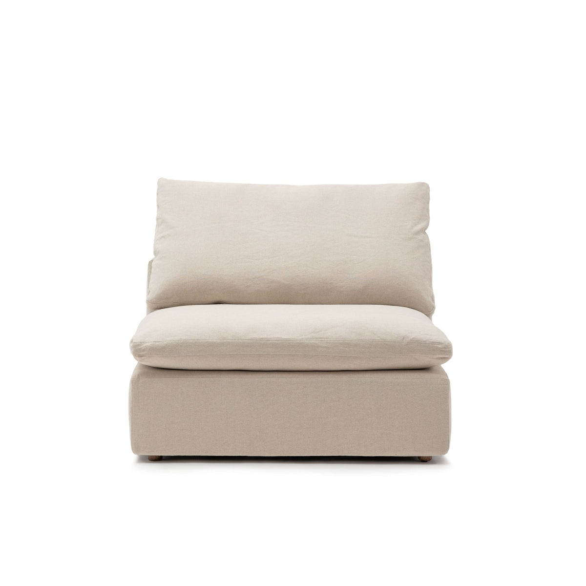 Feather Cloud Armless - Natural - Modular Sofas Loom Collection Loom Collection Dubai