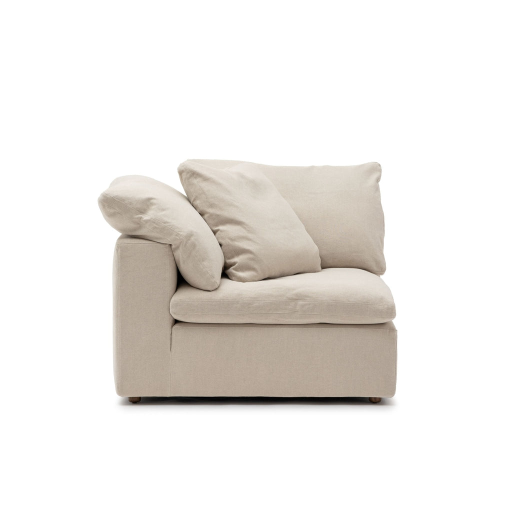 Feather Cloud Corner - Natural - Modular Sofas Loom Collection Loom Collection Dubai