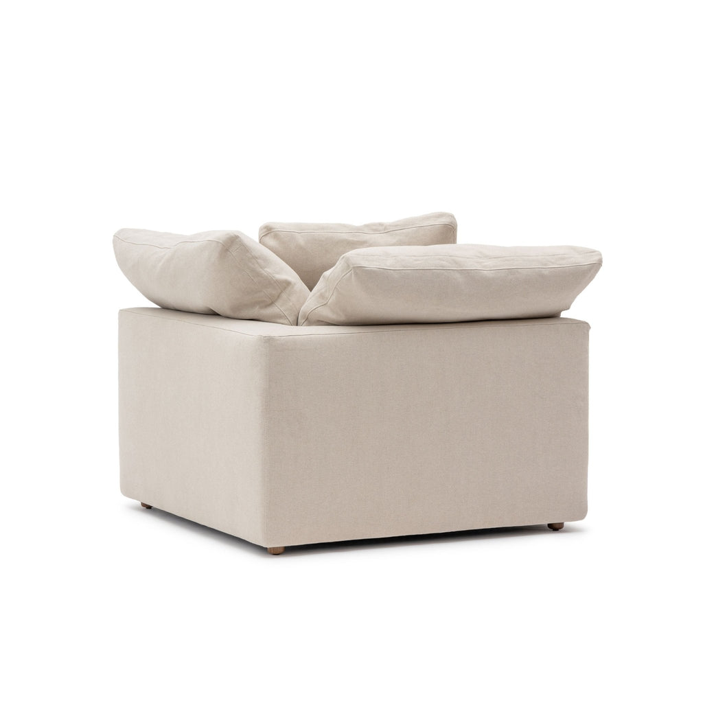 Feather Cloud Corner - Natural - Modular Sofas Loom Collection Loom Collection Dubai