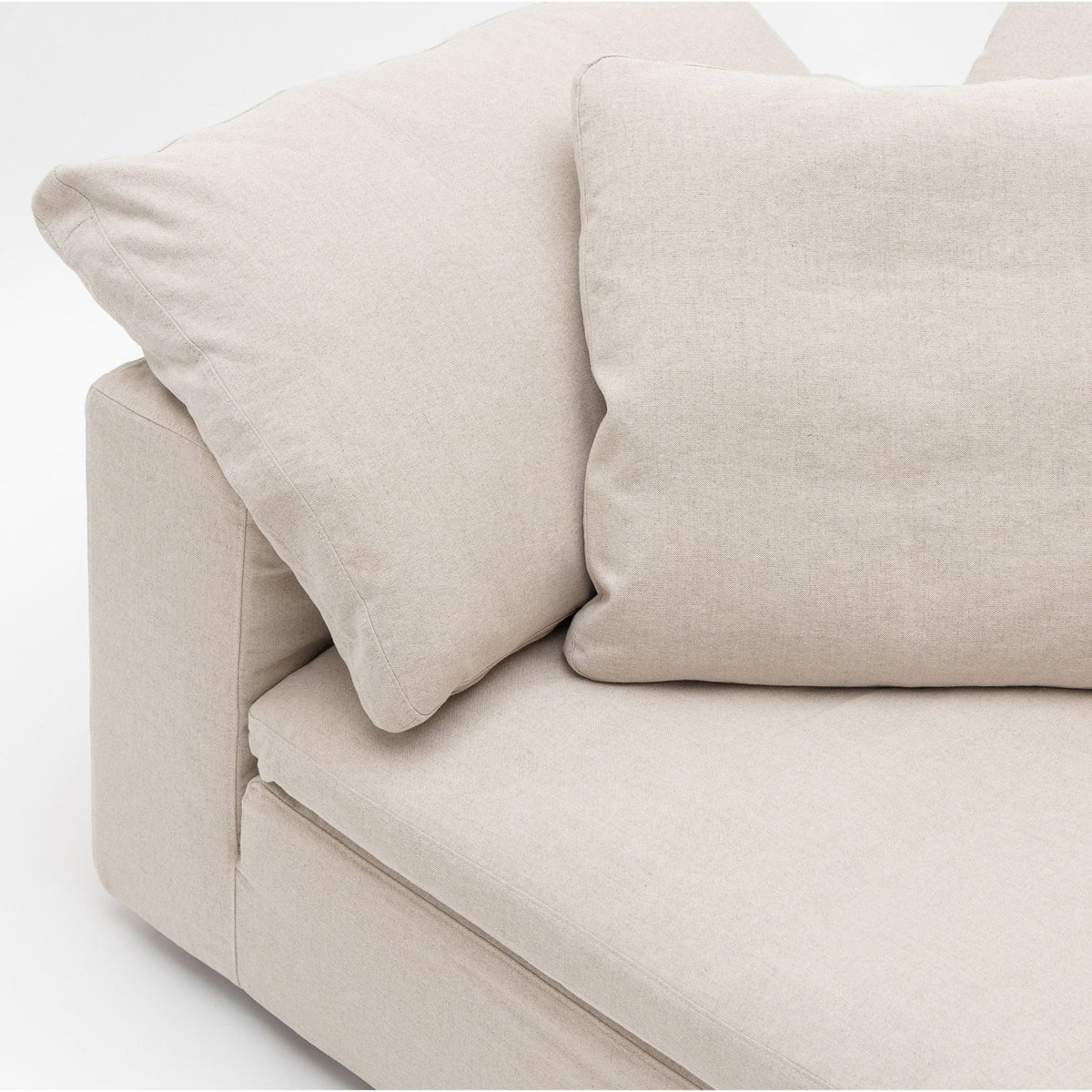 Feather Cloud Corner - Natural - Modular Sofas Loom Collection Loom Collection Dubai
