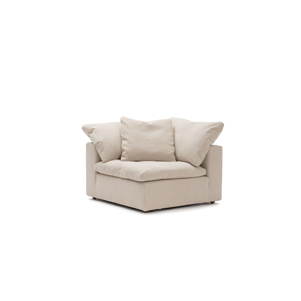 Feather Cloud Corner - Natural - Modular Sofas Loom Collection Loom Collection Dubai