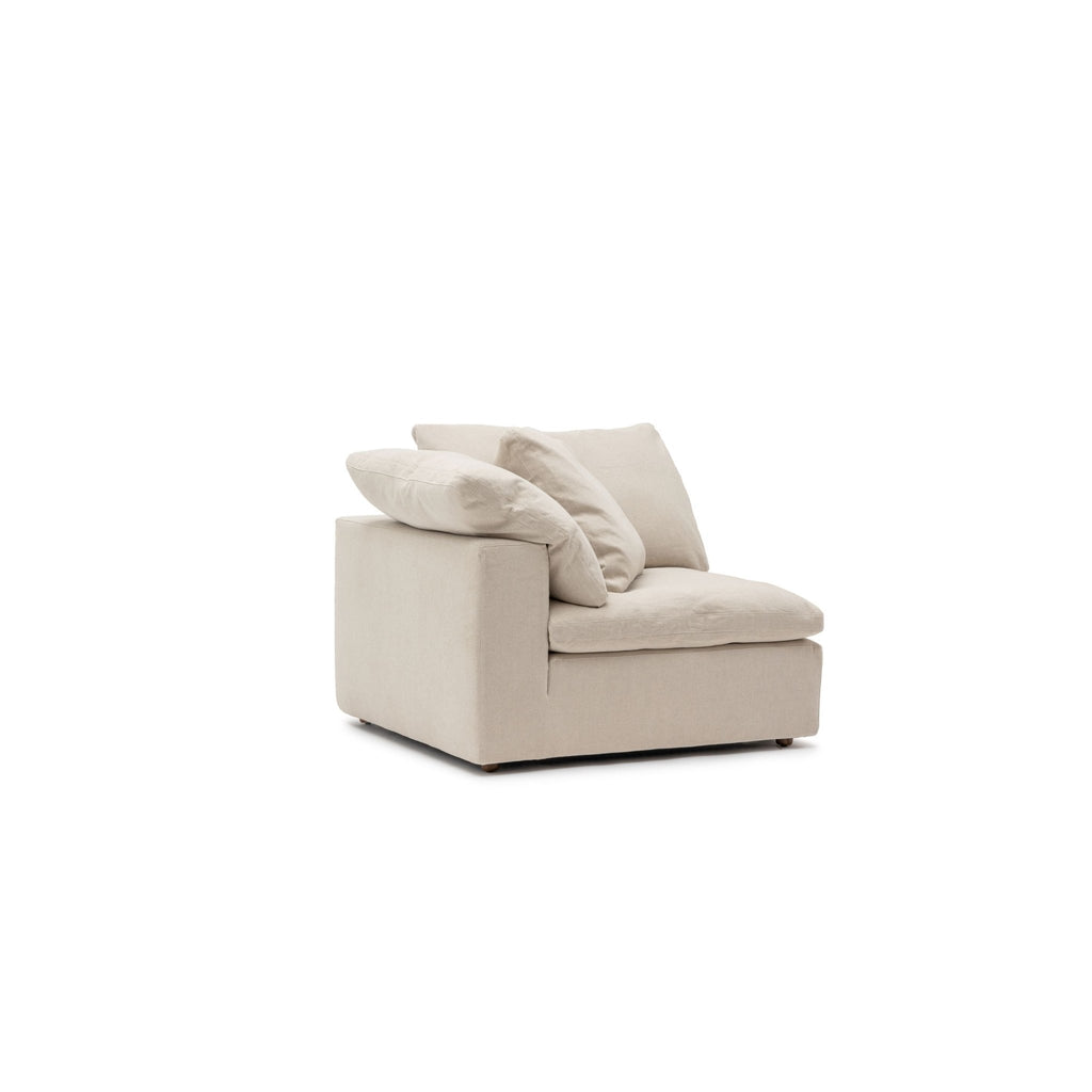 Feather Cloud Corner - Natural - Modular Sofas Loom Collection Loom Collection Dubai