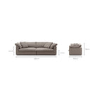 Feather Cloud Daybed Sofa - Mineral - Modular Sofas Loom Collection Loom Collection Dubai