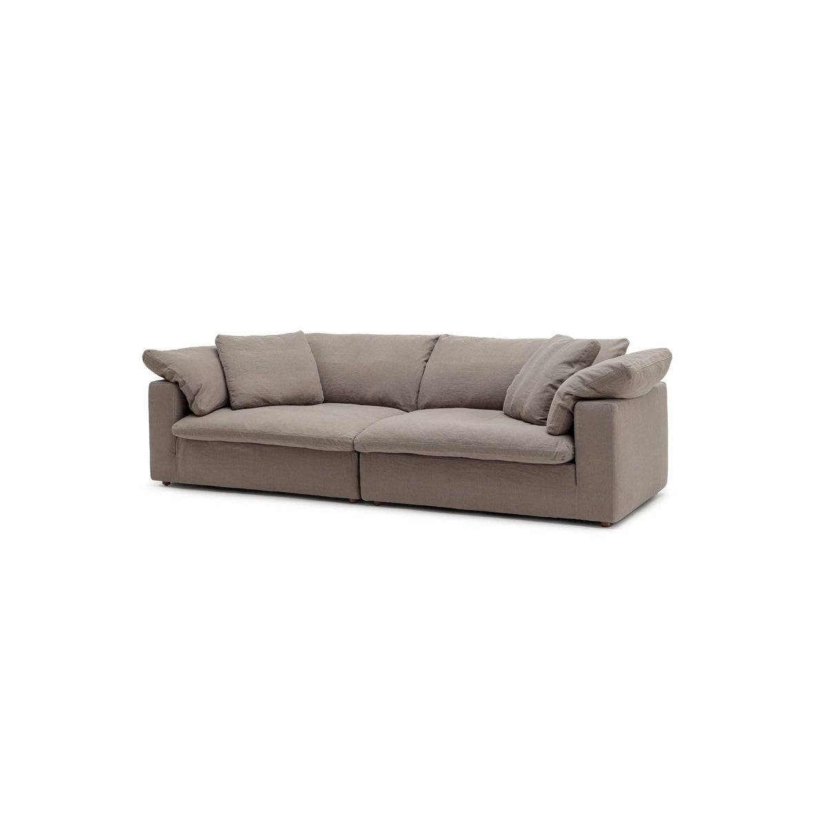 Feather Cloud Daybed Sofa - Mineral - Modular Sofas Loom Collection Loom Collection Dubai