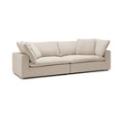 Feather Cloud Daybed Sofa - Natural - Modular Sofas Loom Collection Loom Collection Dubai
