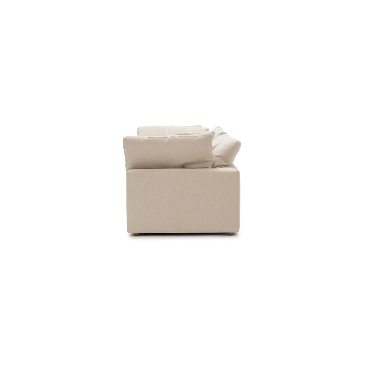 Feather Cloud Daybed Sofa - Natural - Modular Sofas Loom Collection Loom Collection Dubai