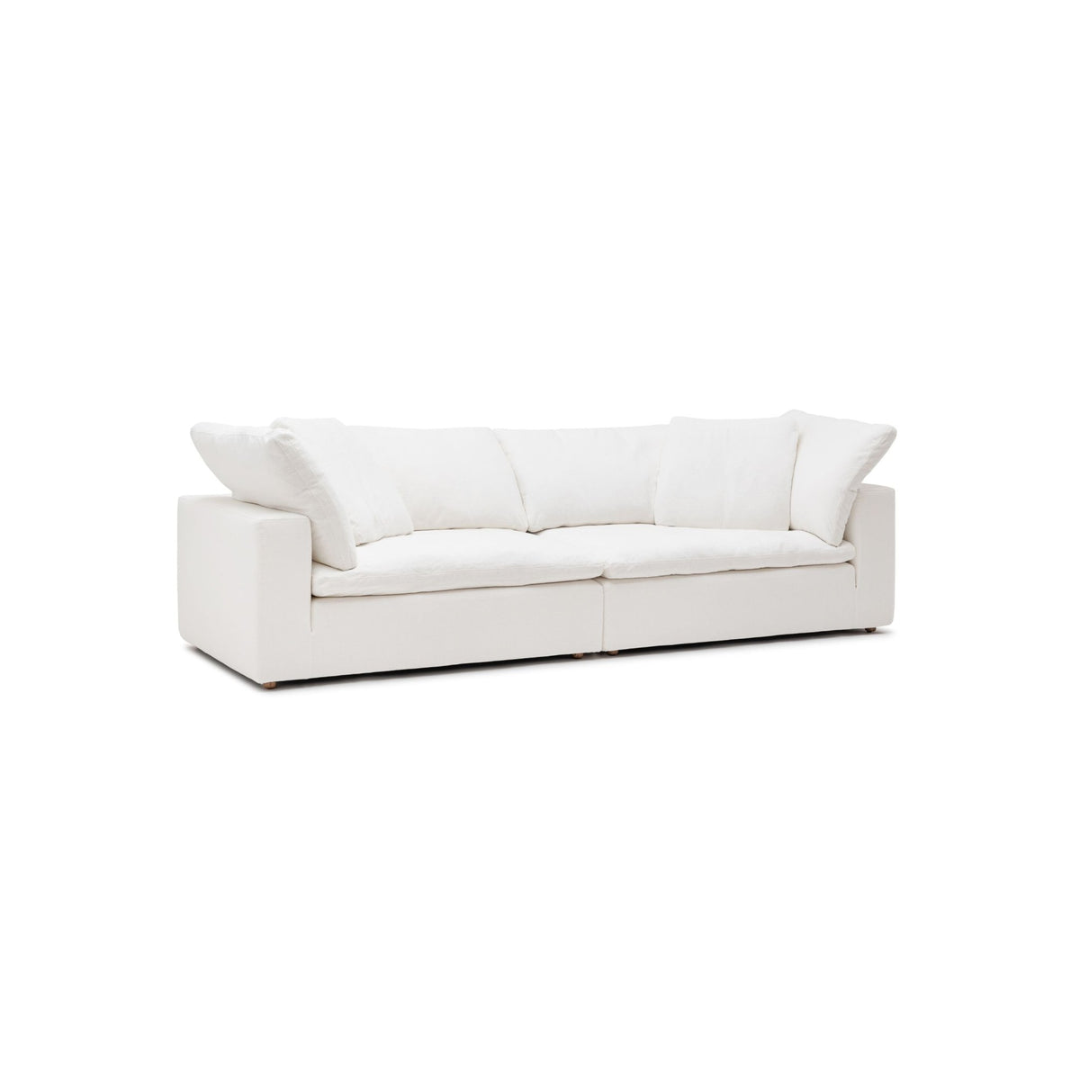 Feather Cloud Daybed Sofa - Off White - Modular Sofas Loom Collection Loom Collection Dubai
