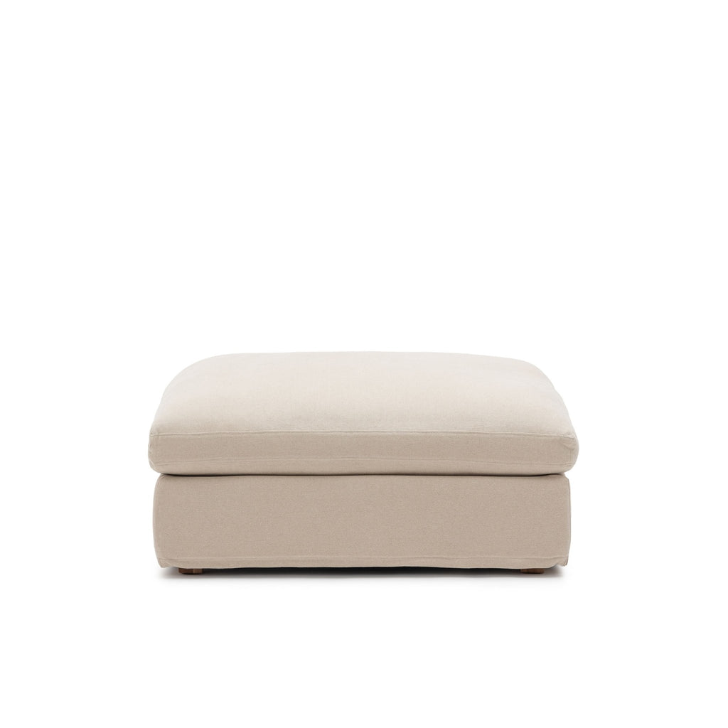 Feather Cloud Ottoman - Natural - Ottomans Loom Collection Loom Collection Dubai