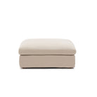 Feather Cloud Ottoman - Natural - Ottomans Loom Collection Loom Collection Dubai
