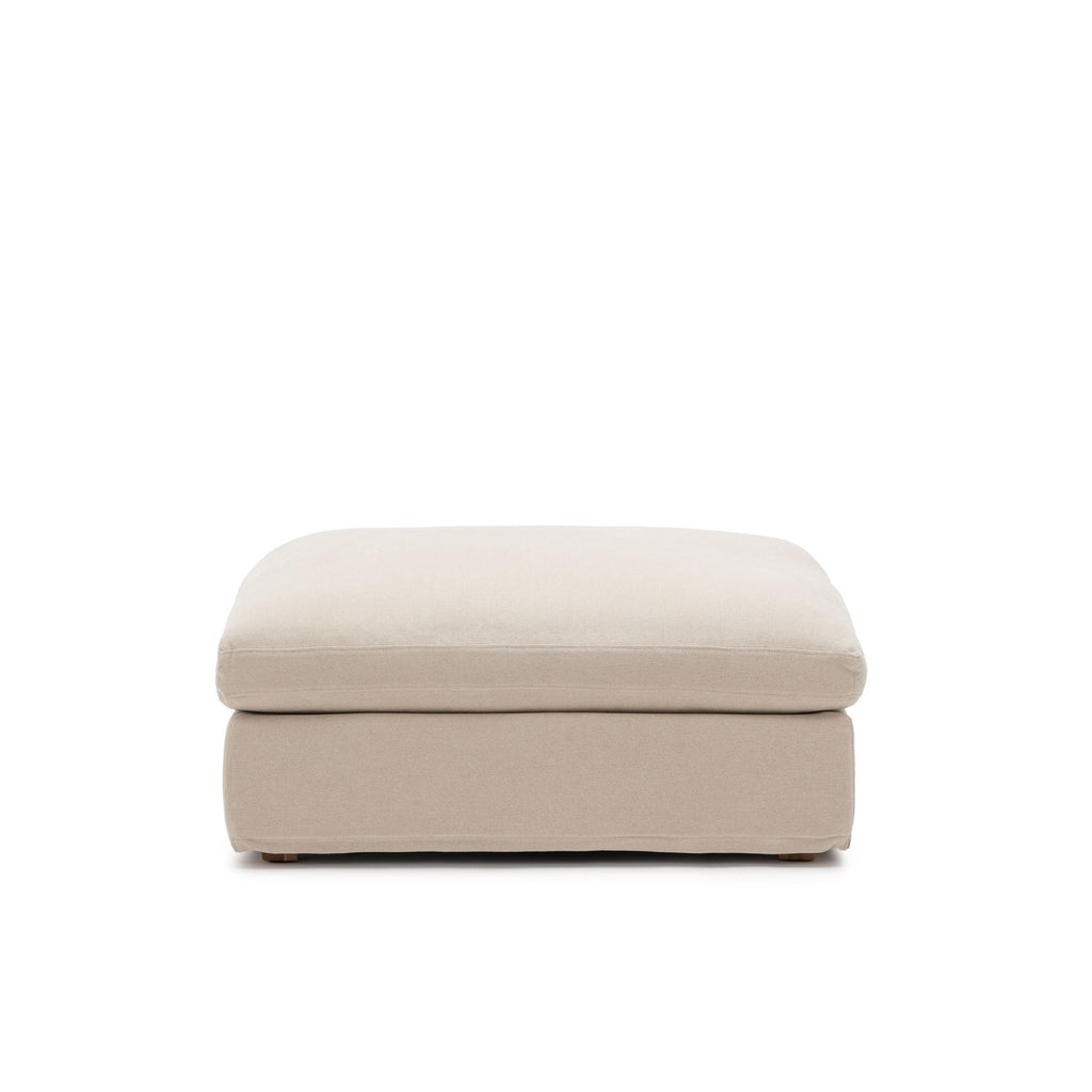 Feather Cloud Ottoman - Natural - Ottomans Loom Collection Loom Collection Dubai