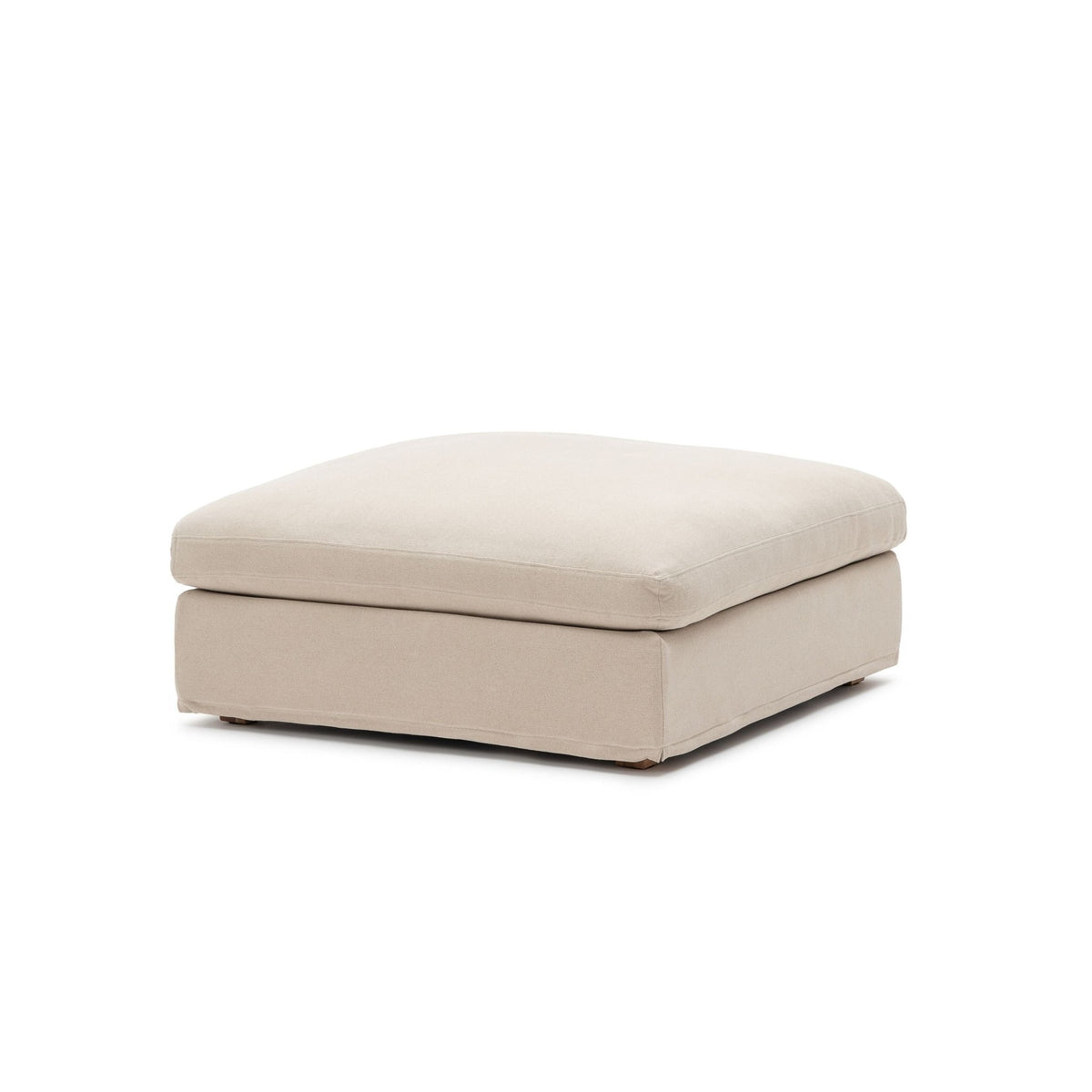 Feather Cloud Ottoman - Natural - Ottomans Loom Collection Loom Collection Dubai