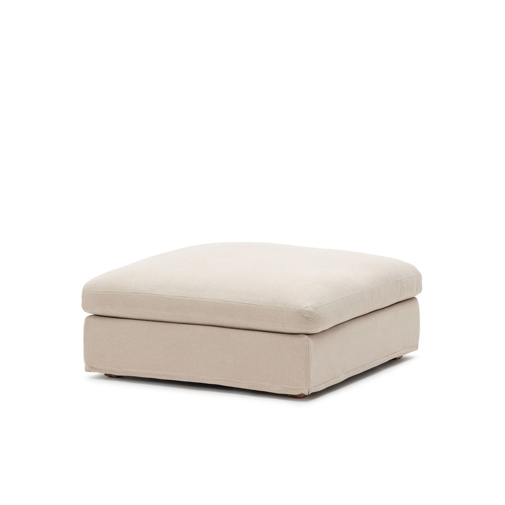 Feather Cloud Ottoman - Natural - Ottomans Loom Collection Loom Collection Dubai