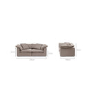Feather Cloud Small Sofa - Mineral - Modular Sofas Loom Collection Loom Collection Dubai