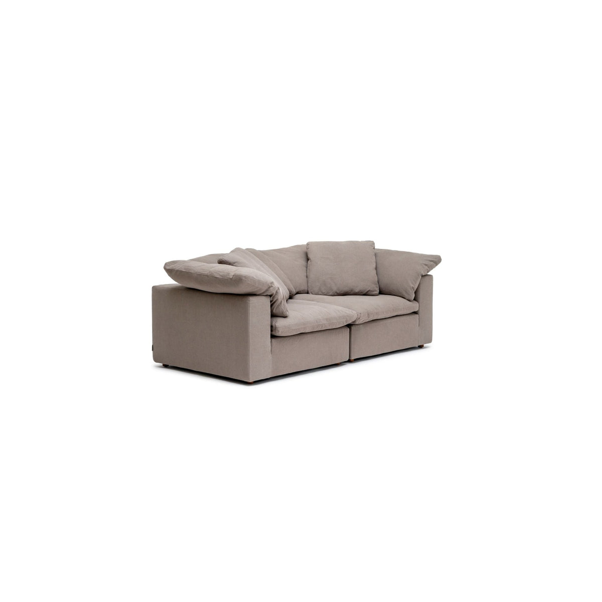 Feather Cloud Small Sofa - Mineral - Modular Sofas Loom Collection Loom Collection Dubai