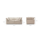 Feather Cloud Small Sofa - Natural - Modular Sofas Loom Collection Loom Collection Dubai