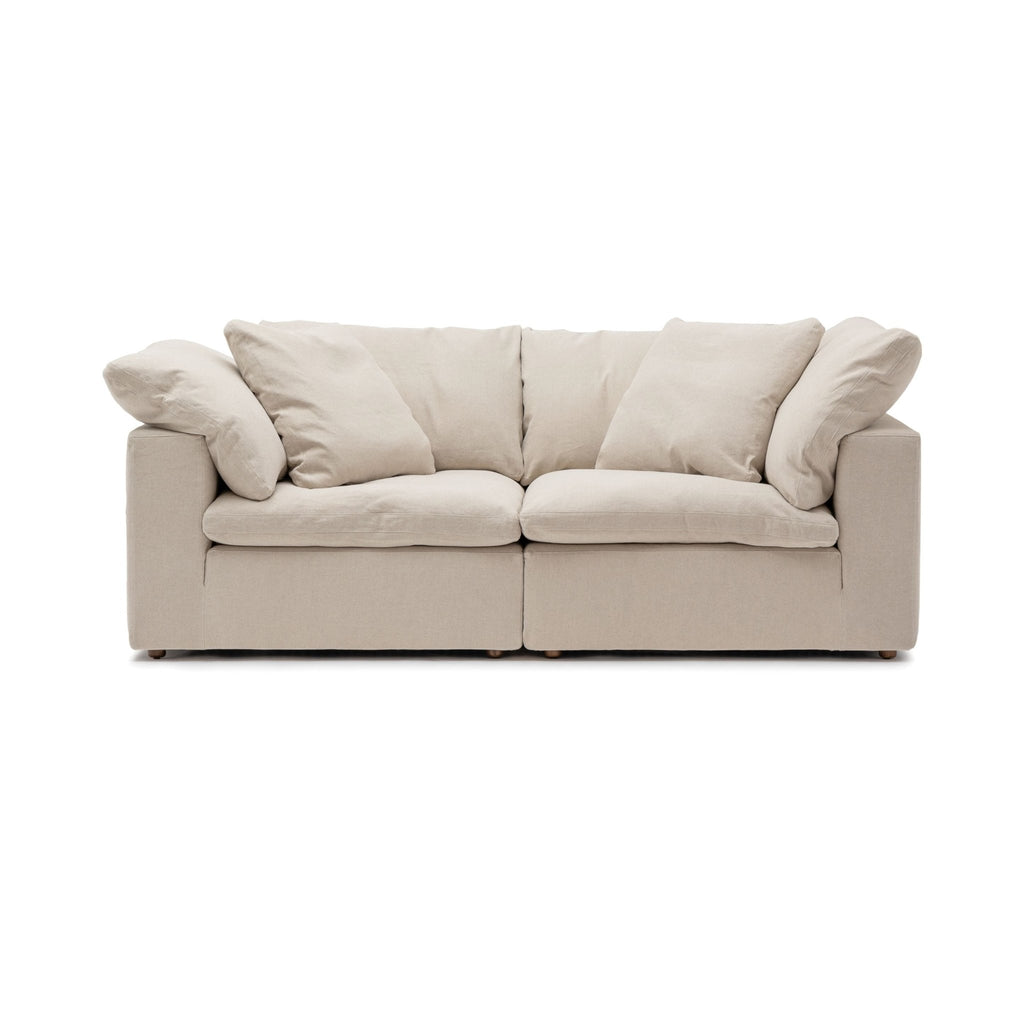 Feather Cloud Small Sofa - Natural - Modular Sofas Loom Collection Loom Collection Dubai