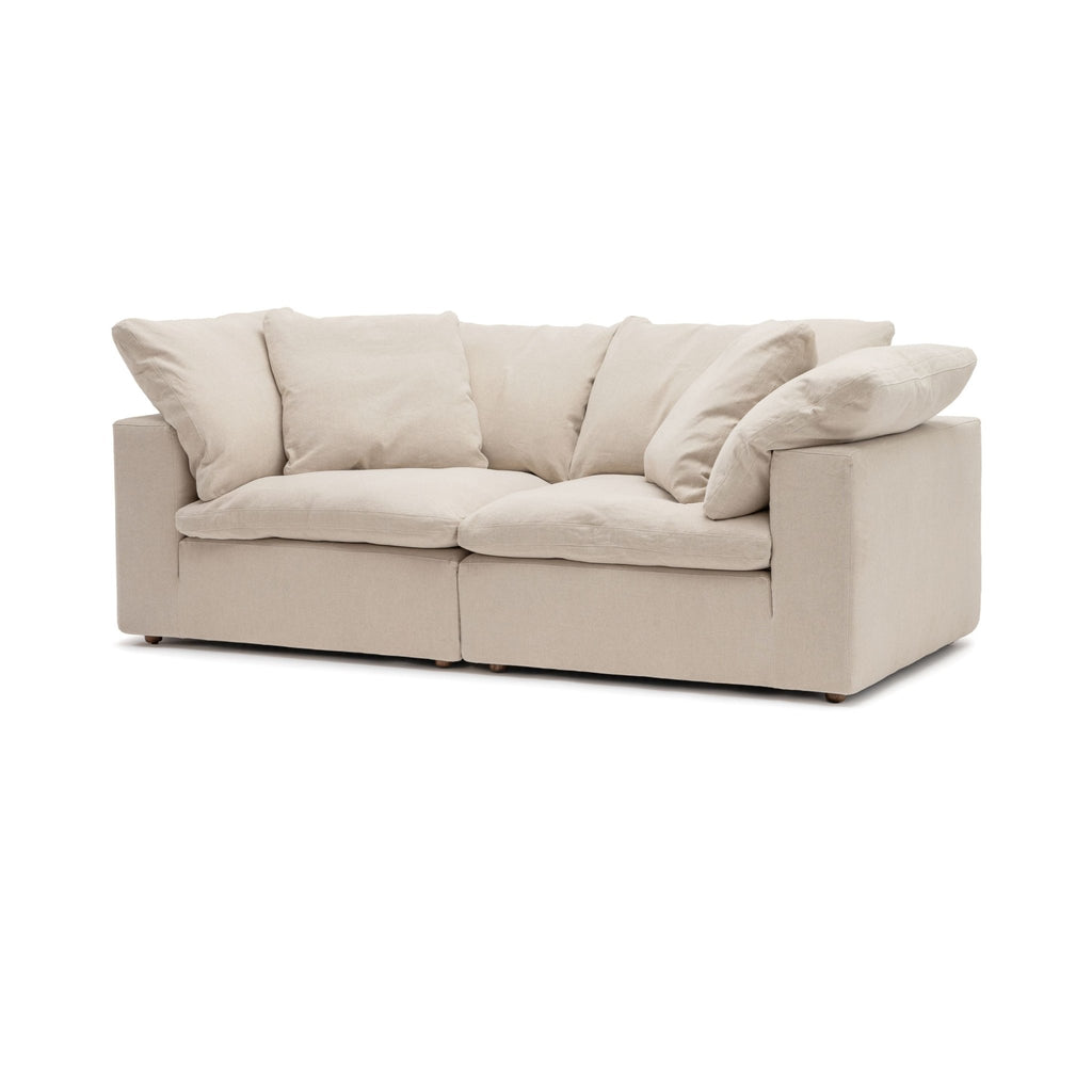 Feather Cloud Small Sofa - Natural - Modular Sofas Loom Collection Loom Collection Dubai