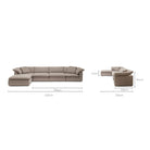 Feather Cloud Sofa - Mineral - Modular Sofas Loom Collection Loom Collection Dubai