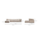 Feather Cloud Sofa - Natural - Modular Sofas Loom Collection Loom Collection Dubai