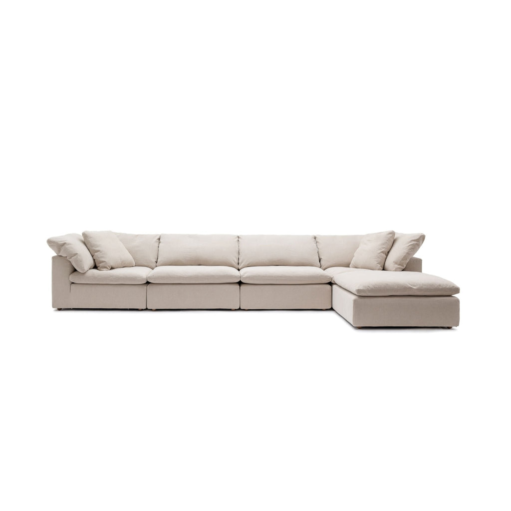 Feather Cloud Sofa - Natural - Modular Sofas Loom Collection Loom Collection Dubai