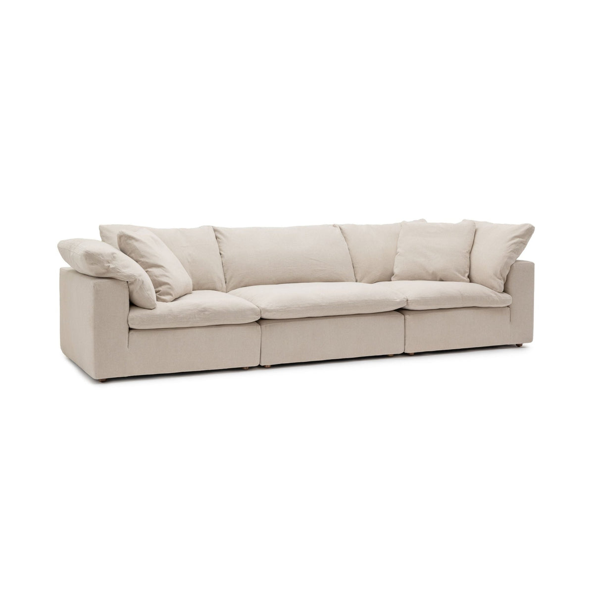 Feather Cloud Sofa - Natural - Modular Sofas Loom Collection Loom Collection Dubai