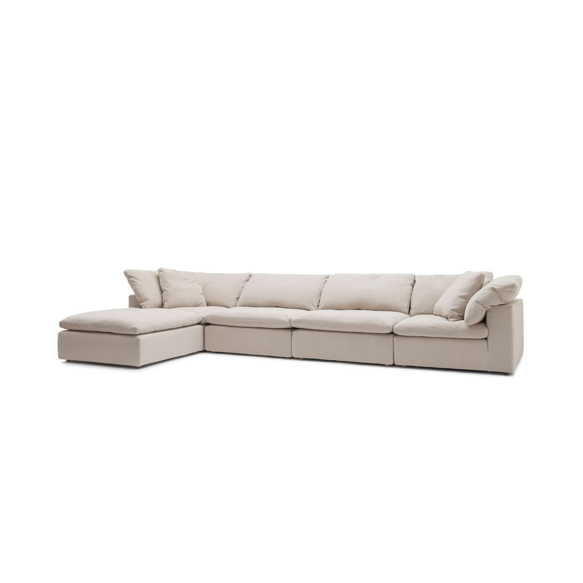 Feather Cloud Sofa - Natural - Modular Sofas Loom Collection Loom Collection Dubai