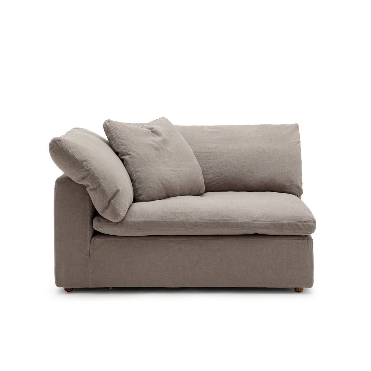 Feather Cloud XL Left Arm - Mineral - Modular Sofas Loom Collection Loom Collection Dubai