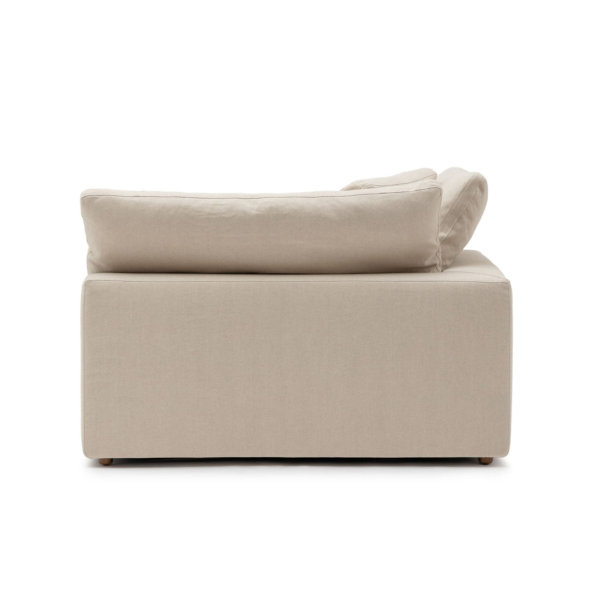 Feather Cloud XL Left Arm - Natural - Modular Sofas Loom Collection Loom Collection Dubai