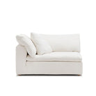 Feather Cloud XL Left Arm - Off White - Modular Sofas Loom Collection Loom Collection Dubai