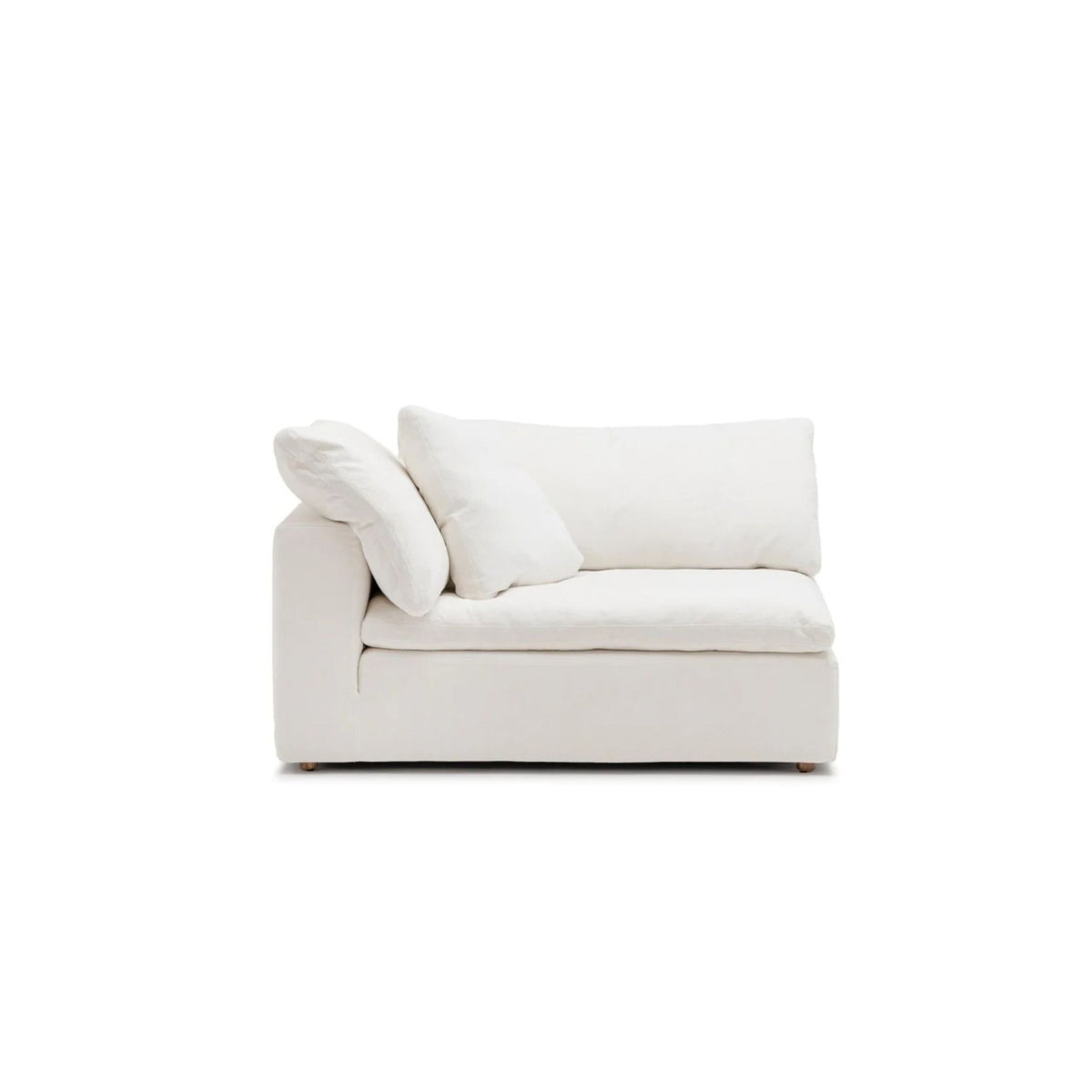 Feather Cloud XL Left Arm - Off White - Modular Sofas Loom Collection Loom Collection Dubai