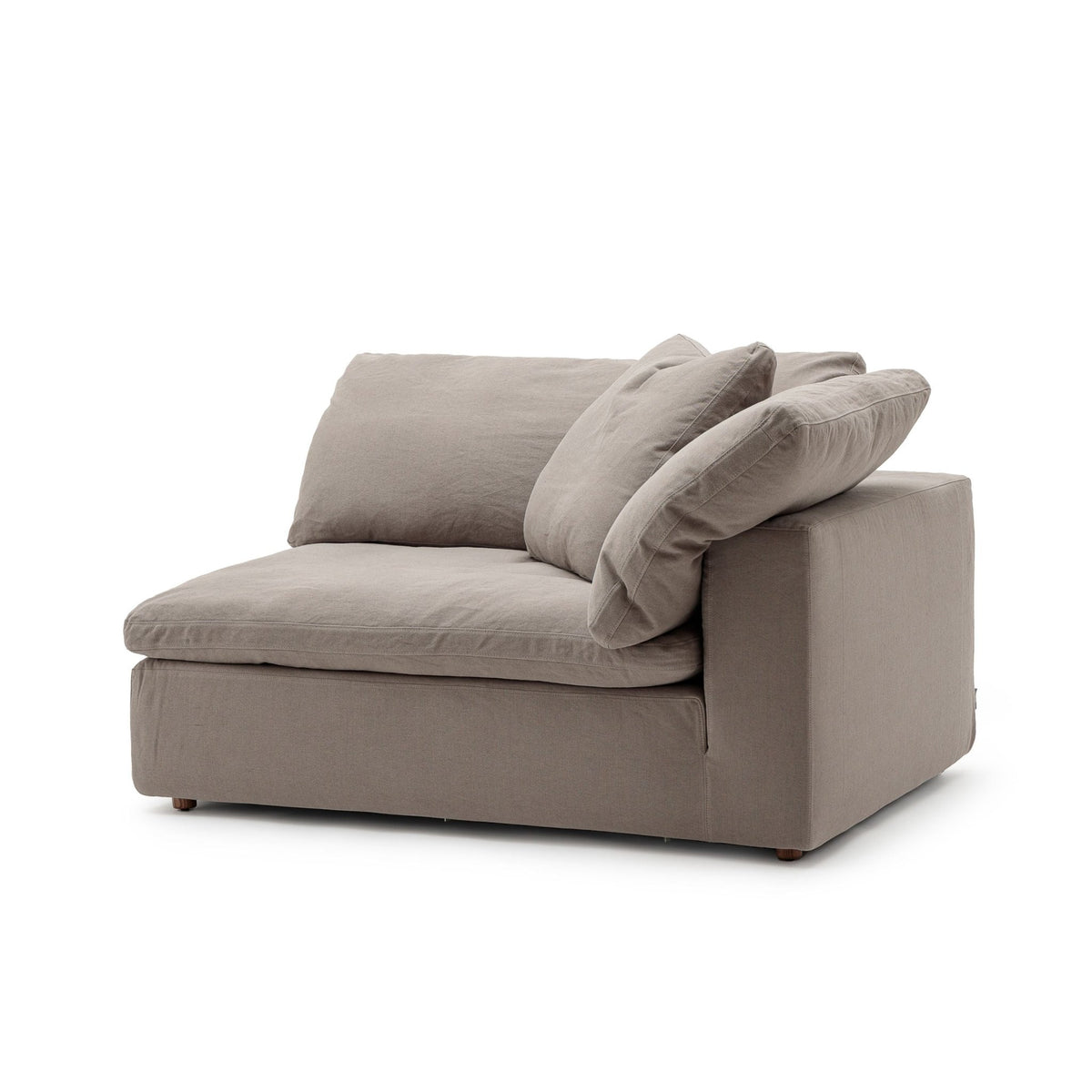 Feather Cloud XL Right Arm - Mineral - Modular Sofas Loom Collection Loom Collection Dubai