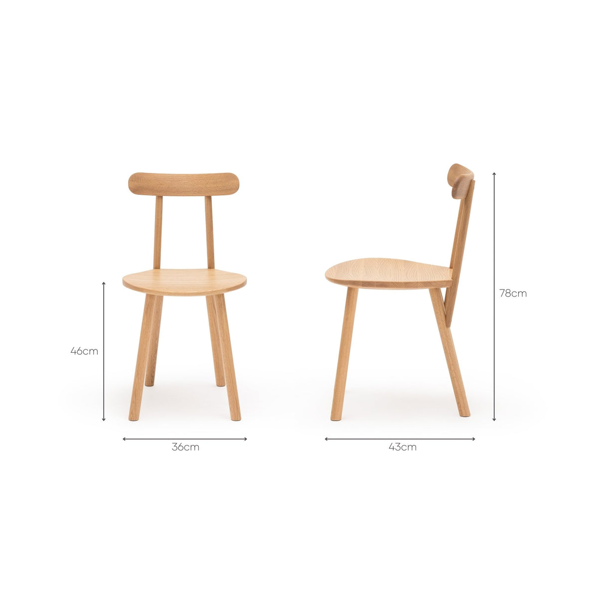 Figura Chair - Light Oak