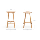 Figura Counter Stool - Light Oak