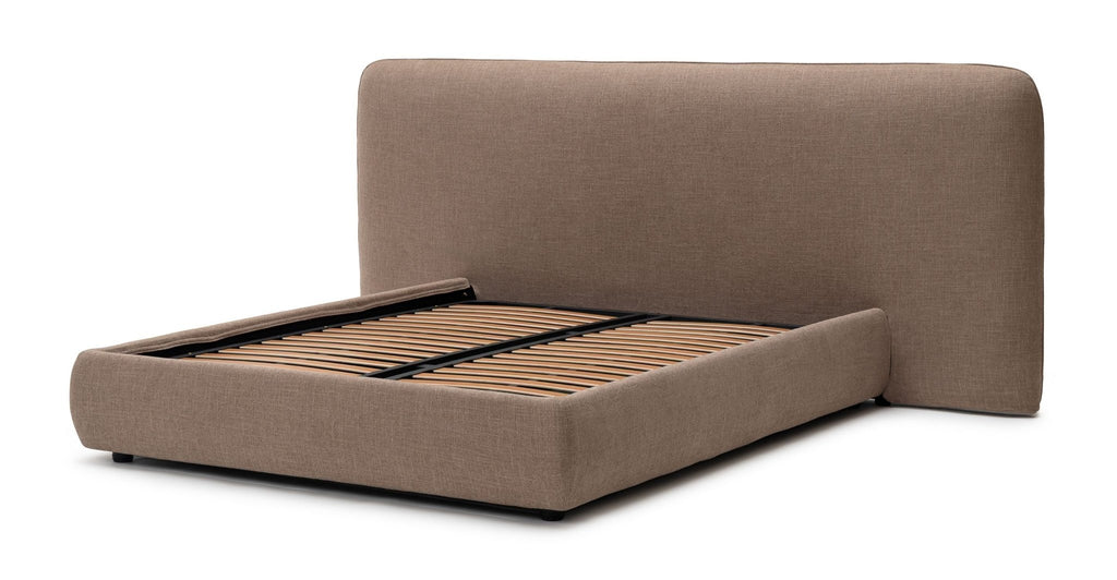 Finley Bed With Storage - Caramel - Beds Loom Collection Loom Collection Dubai