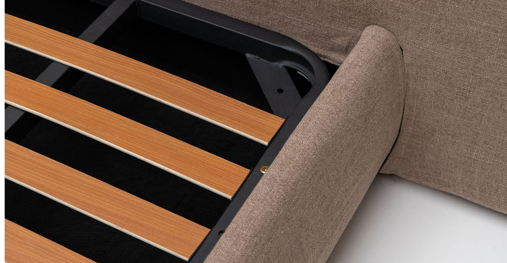 Finley Bed With Storage - Caramel - Beds Loom Collection Loom Collection Dubai