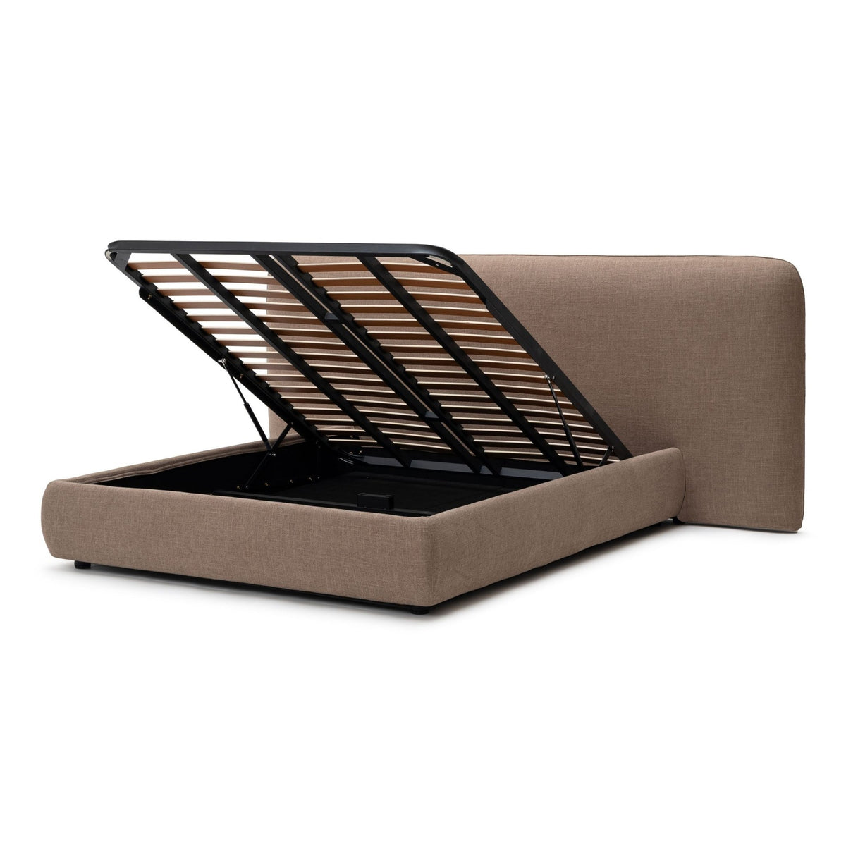 Finley Bed With Storage - Caramel - Beds Loom Collection Loom Collection Dubai