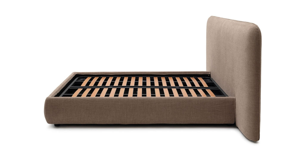 Finley Bed With Storage - Caramel - Beds Loom Collection Loom Collection Dubai