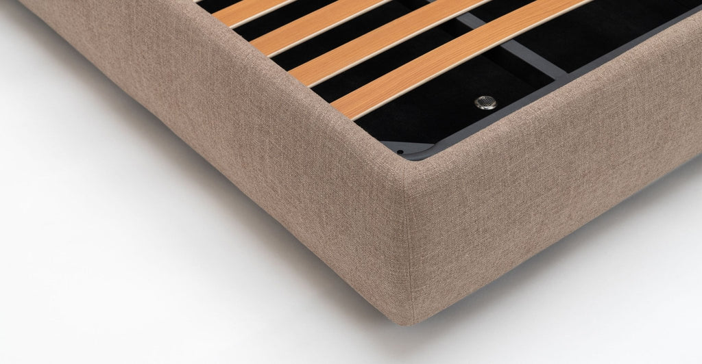 Finley Bed With Storage - Caramel - Beds Loom Collection Loom Collection Dubai