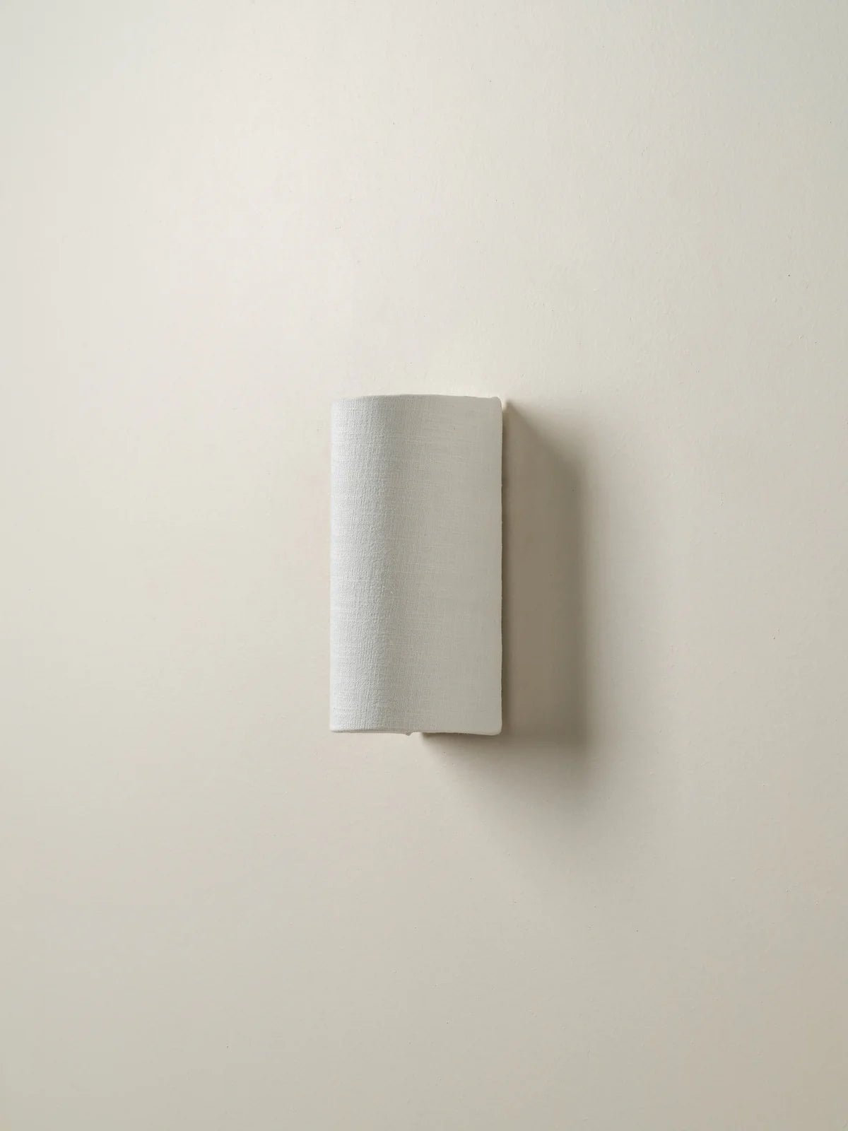 Folia - Natural Linen Single Wall Light - Wall Lights Lights&Lamps Loom Collection Dubai