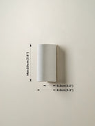 Folia - Natural Linen Single Wall Light - Wall Lights Lights&Lamps Loom Collection Dubai