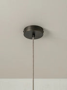 Folia - Small Scalloped Natural Linen Pendant - Ceiling Lights Lights&Lamps Loom Collection Dubai