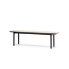 Folk Bench - Black Oak & Oatmeal - Benches Tolv Loom Collection Dubai
