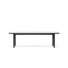 Folk Bench - Black Oak & Oatmeal - Benches Tolv Loom Collection Dubai