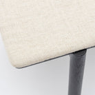 Folk Bench - Black Oak & Oatmeal - Benches Tolv Loom Collection Dubai