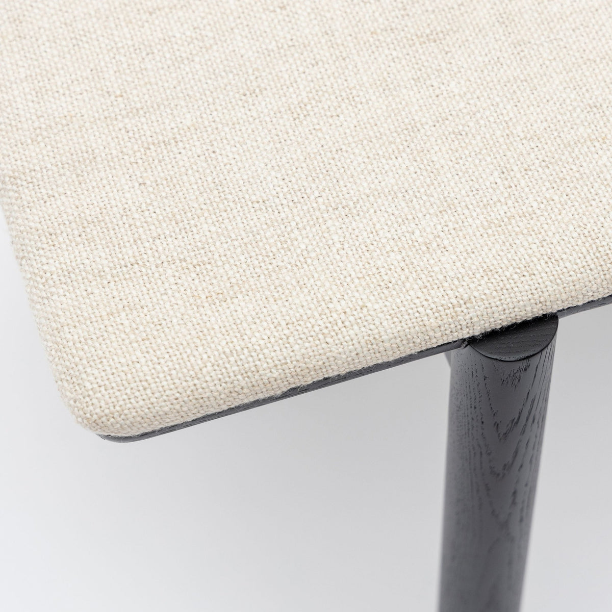 Folk Bench - Black Oak & Oatmeal - Benches Tolv Loom Collection Dubai