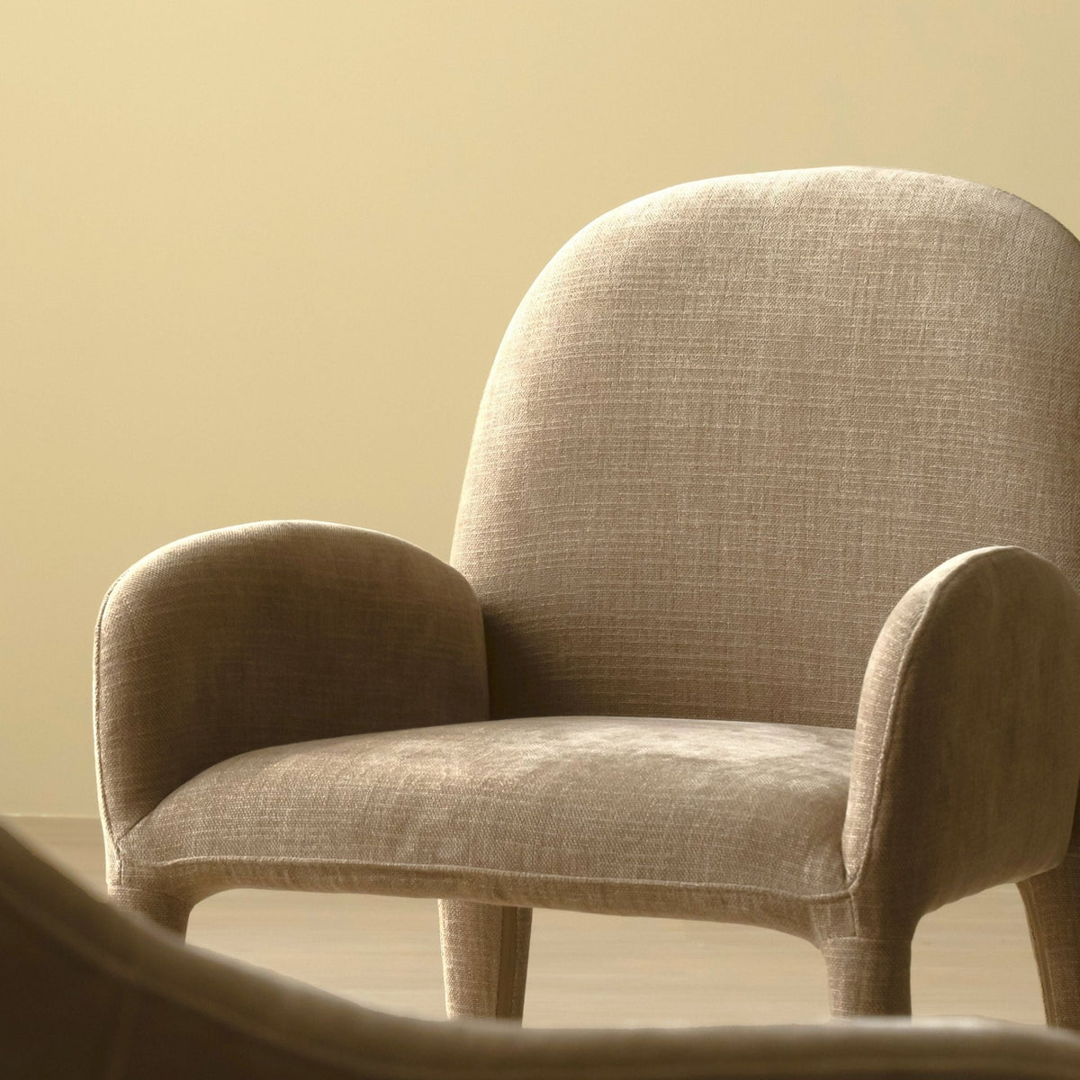 Freya Armchair - Latte - Dining Chairs Loom Collection Loom Collection Dubai