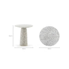 Fungi Tall - White - Side Tables Tolv Loom Collection Dubai