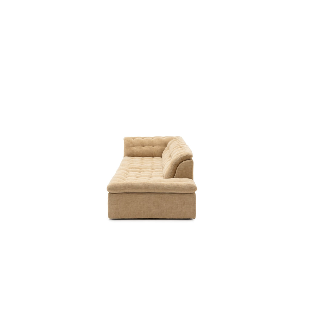 Furrow Open End Sofa - Sherpa Toffee - Sofas Natadora Loom Collection Dubai