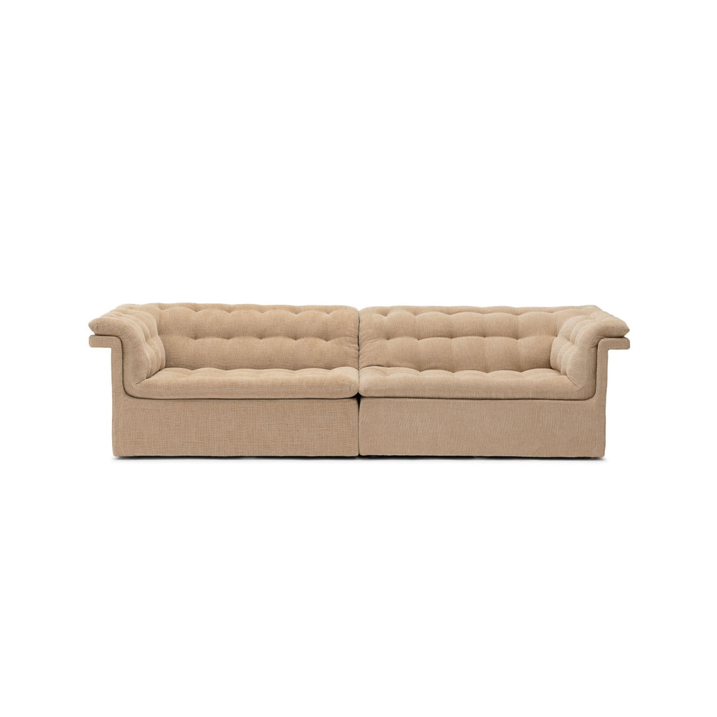 Furrow Sofa - Sherpa Toffee - Sofas Natadora Loom Collection Dubai